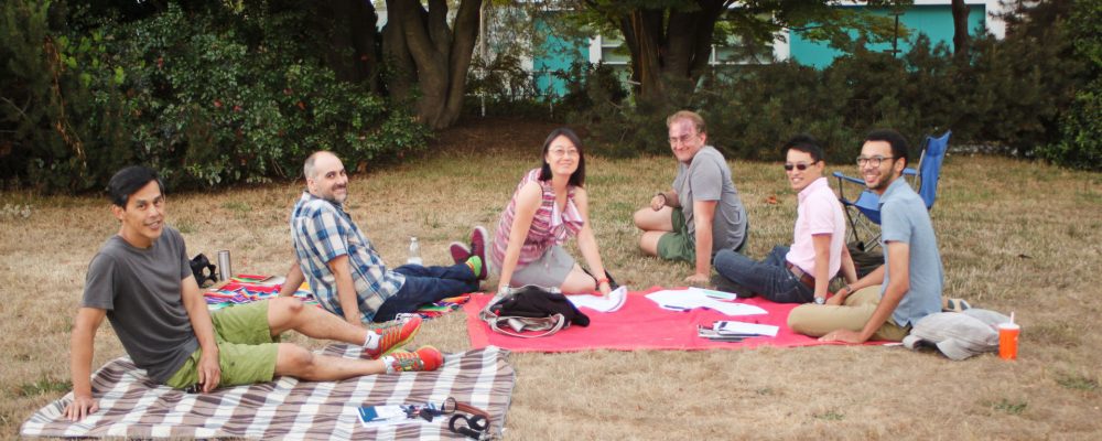 Taking a Night Vision Toastmasters meeting to the park! July 2015.